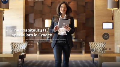 Refonte du site UTH.fr pour l’informatique et le Wi-Fi hôtelier - Création de site internet