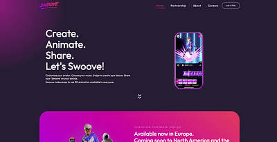 Swoove - Création de site internet