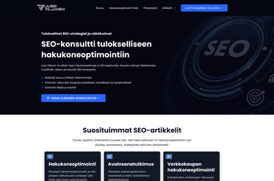 Jussi Viljanen SEO website - Référencement naturel