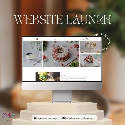 🧁 Mekz Bakez – Website Launch - Digital Strategy