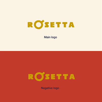 Rosetta Coffee Shop Branding - Image de marque & branding