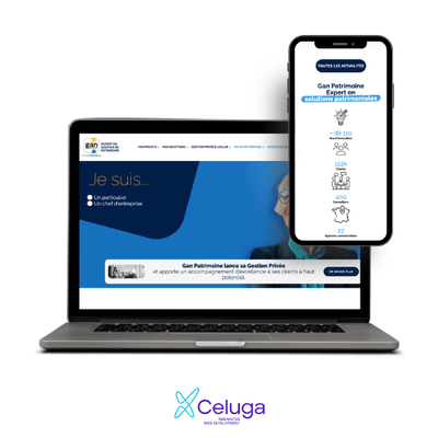 Site vitrine pour Gan Patrimoine - Web Application
