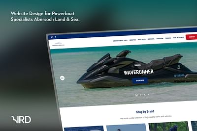 E-Commerce Website for a Marine Vehicle Specialist - Digital Strategy
