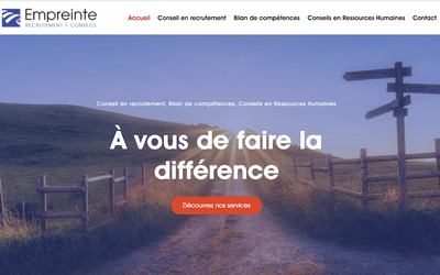 Site institutionnel pour un cabinet de recrutement - Website Creation