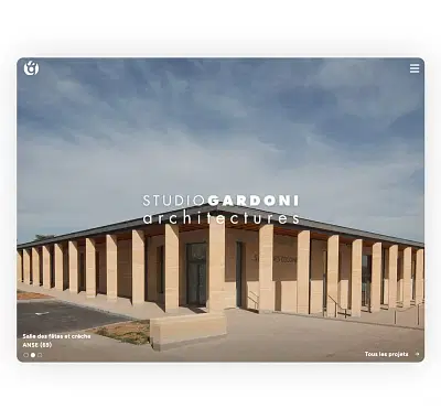 Refonte du site web - Studio Gardoni - Création de site internet