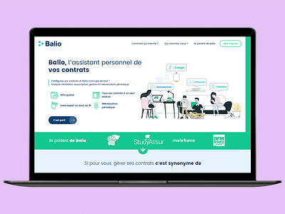 Balio - Site Produit & Services - Creazione di siti web