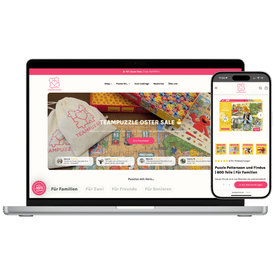 Shopify Online Shop | TEAMPUZZLE - E-commerce