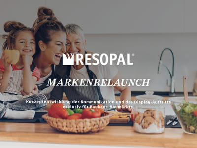 Resopal - Markenrelaunch - Werbung