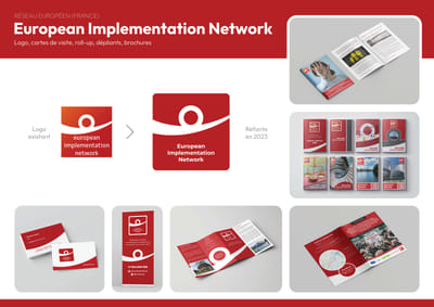 Communication institutionnelle - European implementation Network - Design & graphisme