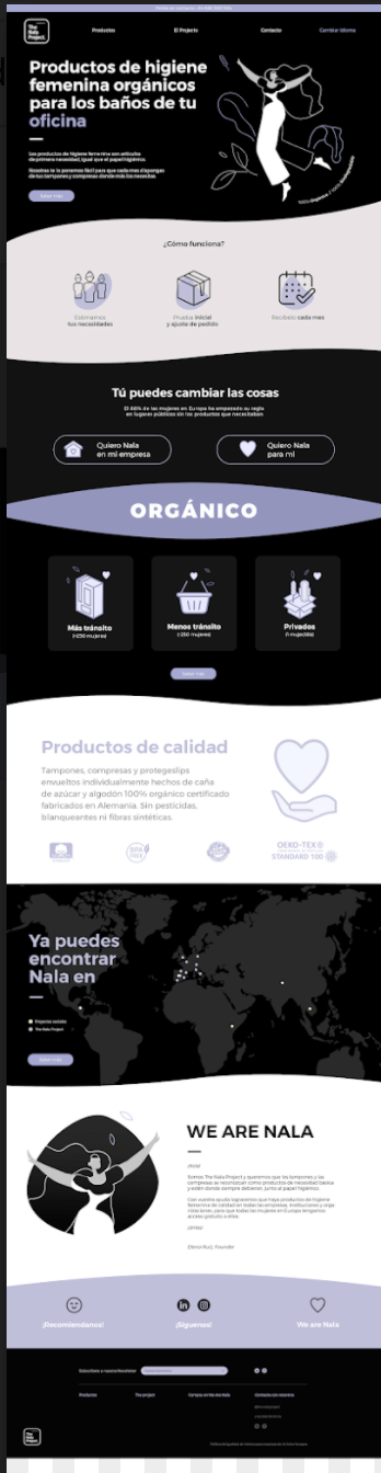 Diseño y desarrollo landing - Website Creation