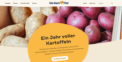 "Die Kartoffel" Website - Creación de Sitios Web