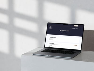 BelSECT: ledenplatform, sponsorzone en symposium - Webanwendung
