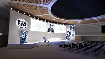 Stage design - Event - FIA - 3D