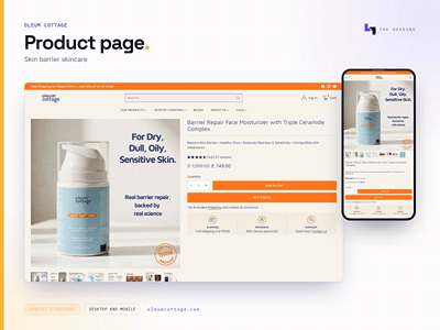 Oleum Cottage: Shopify store for a skincare brand - Webseitengestaltung