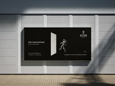 Billboard design for ICON Granito - Grafikdesign