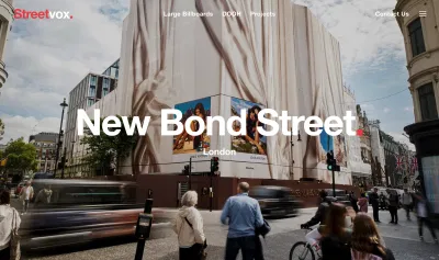 Streetvox – Redesign del sito corporate - Ergonomy (UX/UI)