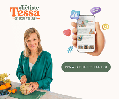Nieuwe website voor Diëtiste Tessa - Création de site internet