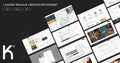 L'Agora Travaux - Site internet & Branding - Website Creation