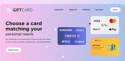 A Web-Based Application for a Gift Coupon Business - Data Consulting