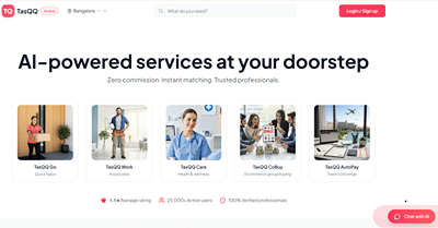 TasQQ – AI-Powered Task Marketplace & LifeOS - Mobile App