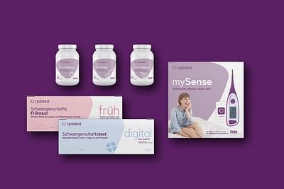 Verpackungsdesign für eine Medizinproduktserie - Branding y posicionamiento de marca