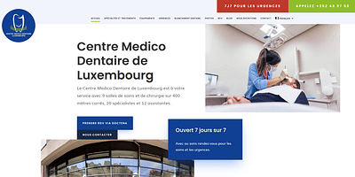 Centre Médico Dentaire - Stratégie digitale