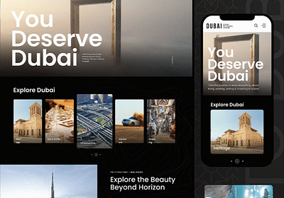 Website design and development - Visit My Dubai - Digital Strategy
