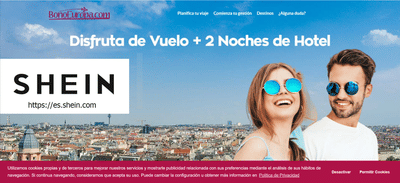 Shein Te regala un bonoeuropa - Estrategia digital