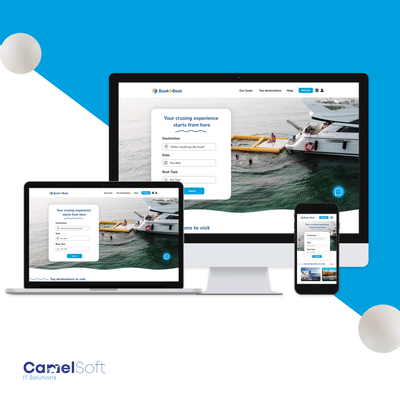 Boat rent platform - Application web