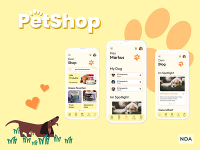 PetShop - mobile app for petcare - Mobile App