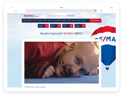 Website RE / MAX Delux real estate agency - Création de site internet