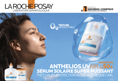ANTHELIOS LA ROCHE-POSAY CAMPAGNE UVAIR · PLV · KV FRANCE · POS - Marketing