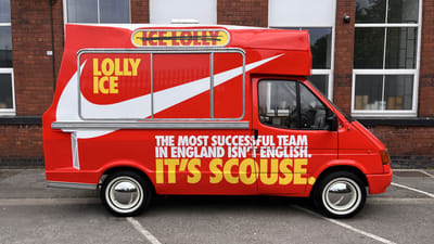 Ice Cream Van Hire - Publicité