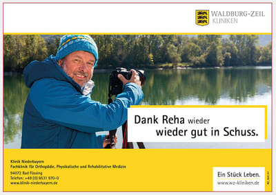 Waldburg-Zeil Kliniken: Imageanzeigen Print - Grafikdesign