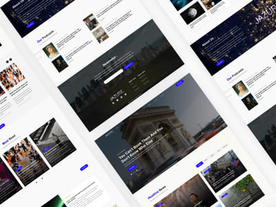 Jazure News Website - Website Creation