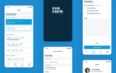 Our Crew - Events Management - Mobile App