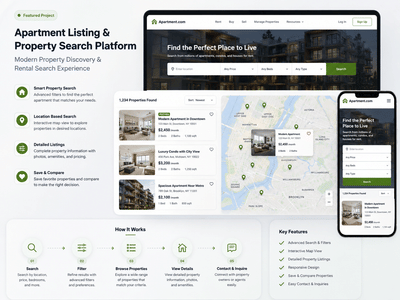 Apartment Listing and Property Search Platform - Software Development