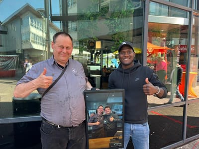 Promotie Verhage Dordrecht op Pinksterbraderie - Reclame
