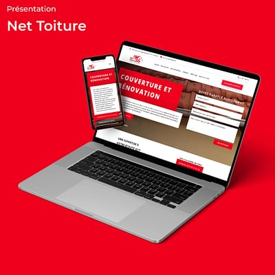Création de site web - Net Toiture - Creación de Sitios Web