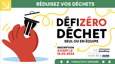 Affiche zéro déchet Métropole du Grand Nancy - Grafikdesign
