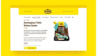 Shopware 6 Onlineshop für PICKERD - Digitale Strategie
