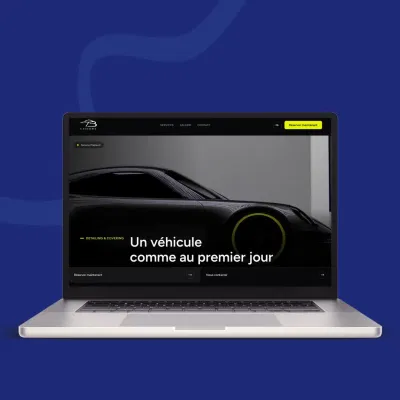 Création site internet pour un centre de detailing automobile - Website Creatie