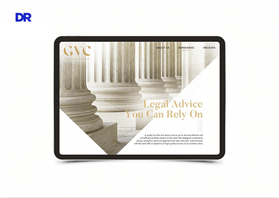 GVC LAW Corporate Identity - Design & graphisme