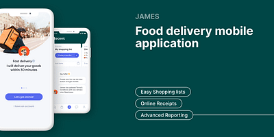 James Butler: Food delivery mobile application - Mobile App