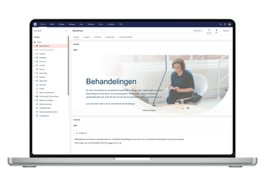 Een schaalbaar en veilig platform voor digitale zorg voor Forteggz - Webseitengestaltung