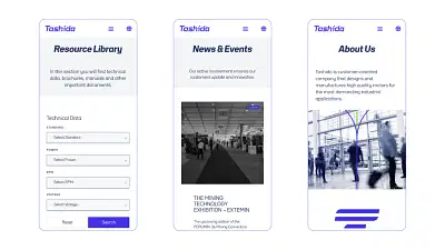 Diseño y desarrollo de sitio web para Tashida - SEO