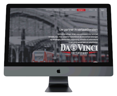 Een nieuwe website voor DaVinci Vertalingen - Website Creatie