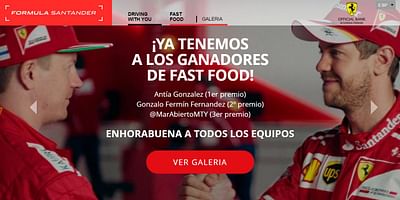 Desarrollo a medida - Acción de marketing Ferrari - Creación de Sitios Web