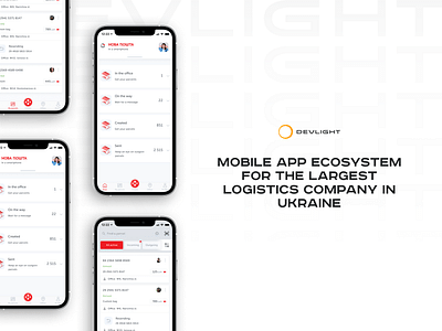 Mobile App Ecosystem for Logistics Company - Mobile App