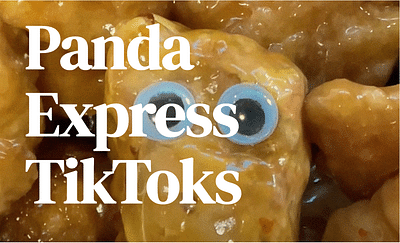 The Many serves up Panda Express on TikTok - Réseaux sociaux